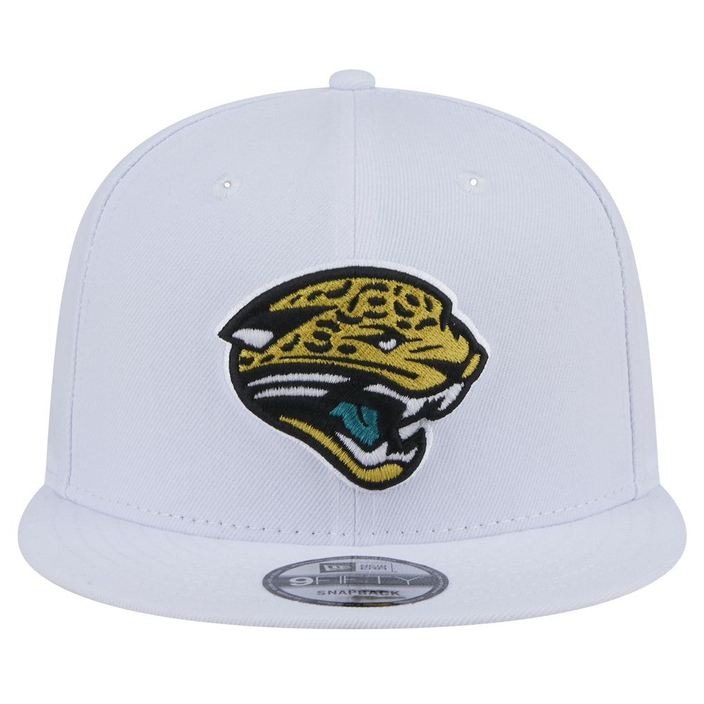 Jacksonville Jaguars New Era Throwback Logo Standard 9FIFTY Snapback Hat - White - NFL