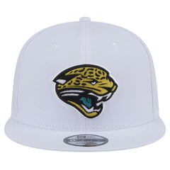 Jacksonville Jaguars New Era Throwback Logo Standard 9FIFTY Snapback Hat - White - NFL