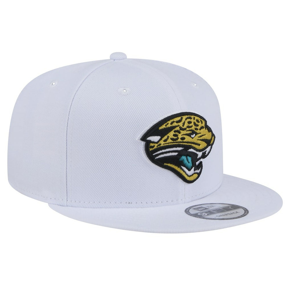Jacksonville Jaguars New Era Throwback Logo Standard 9FIFTY Snapback Hat - White - NFL