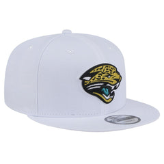 Jacksonville Jaguars New Era Throwback Logo Standard 9FIFTY Snapback Hat - White - NFL