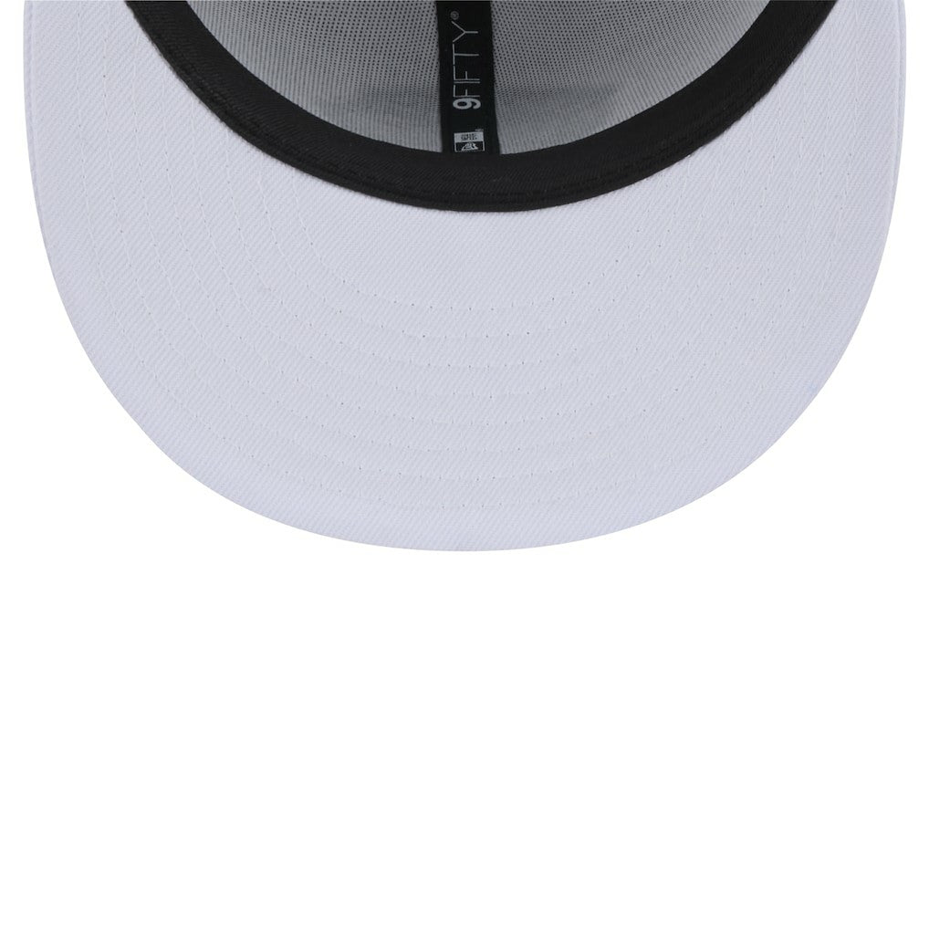 Jacksonville Jaguars New Era Throwback Logo Standard 9FIFTY Snapback Hat - White - NFL