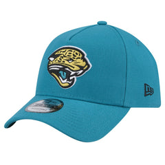 Jacksonville Jaguars New Era Throwback Logo Standard A-Frame 9FORTY Adjustable Hat - Teal - NFL