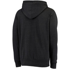 Detroit Lions Majestic Threads Raglan Tri-Blend Pullover Hoodie - Black - NFL