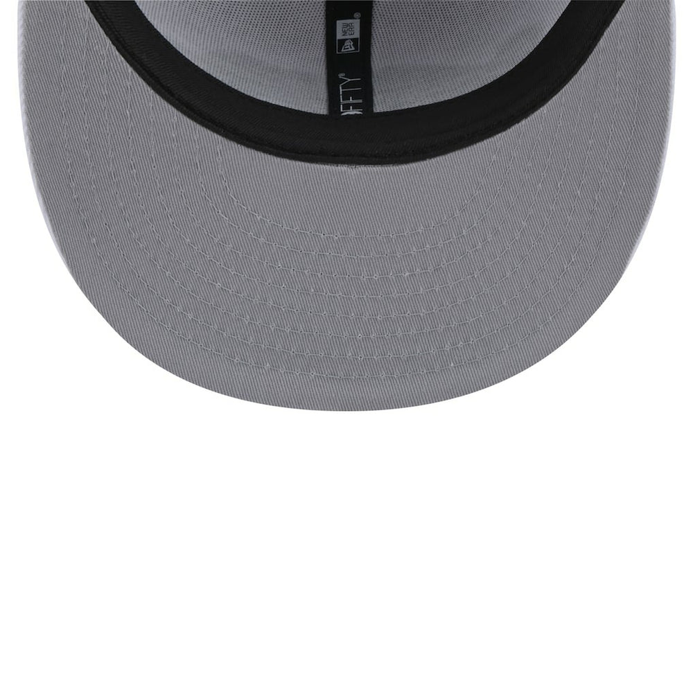 Jacksonville Jaguars New Era Throwback Crawl Omaha 59FIFTY Fitted Hat - White - NFL