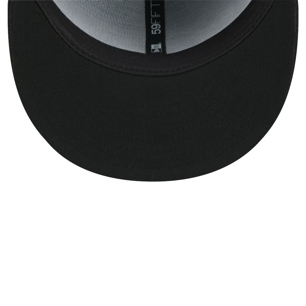 Jacksonville Jaguars New Era Throwback Crawl Flipside Two-Tone 59FIFTY Fitted Hat - Teal/Black - NFL