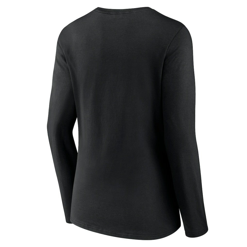 Boston Celtics Women's Overtime V-Neck Long Sleeve T-Shirt Black