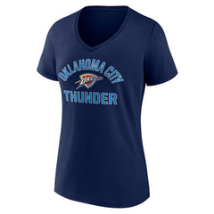 Oklahoma City Thunder Women's Overtime V-Neck T-Shirt Navy