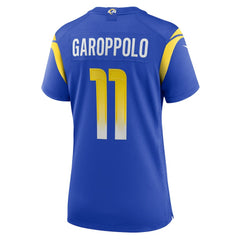 Jimmy Garoppolo Los Angeles Rams Women's Team Game Jersey - Royal - Nike