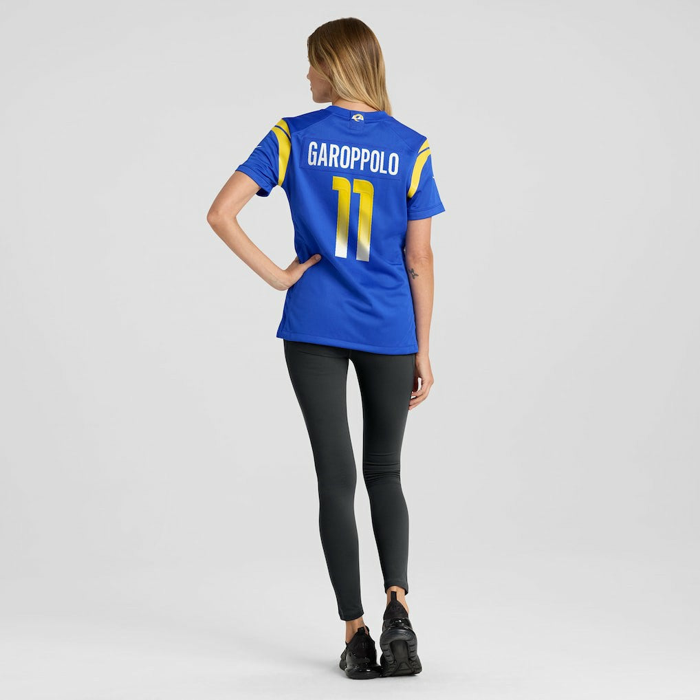Jimmy Garoppolo Los Angeles Rams Women's Team Game Jersey - Royal - Nike