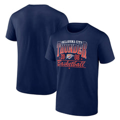 Oklahoma City Thunder Give And Go Play T-Shirt Navy