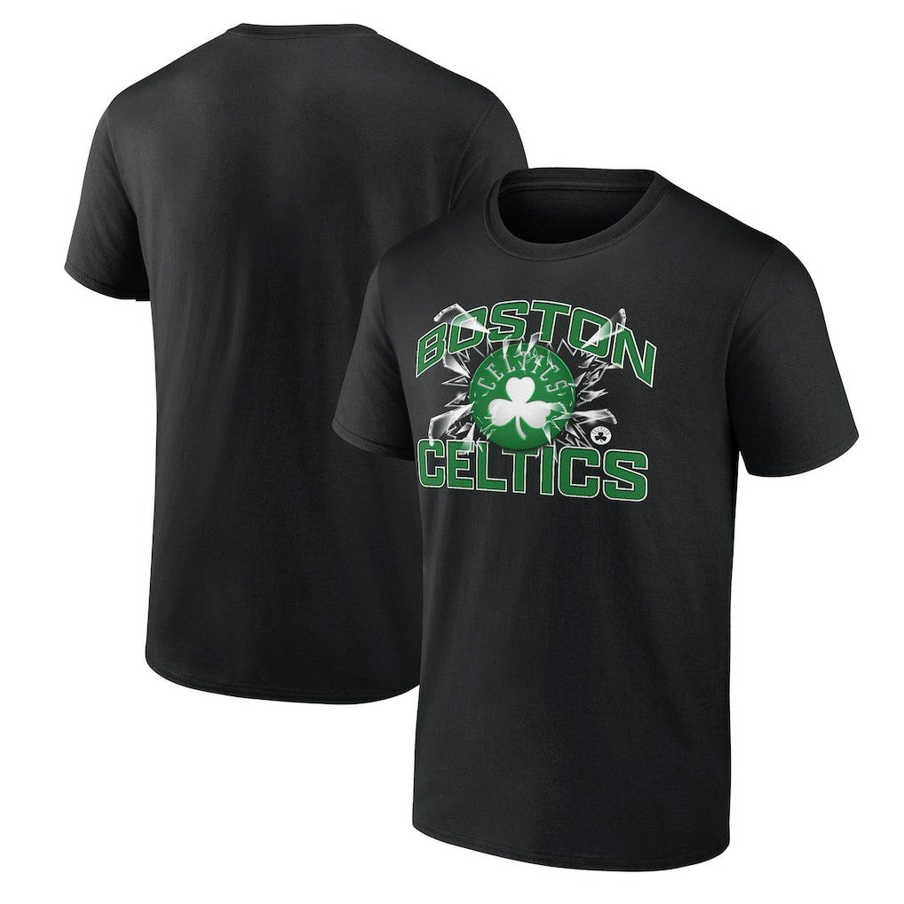 Boston Celtics Shattered T-Shirt Black