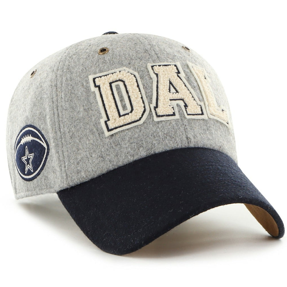 Dallas Cowboys Stoney Clover Lane x '47 Unisex Block Clean Up Adjustable Hat - Gray/Navy - 47 brand