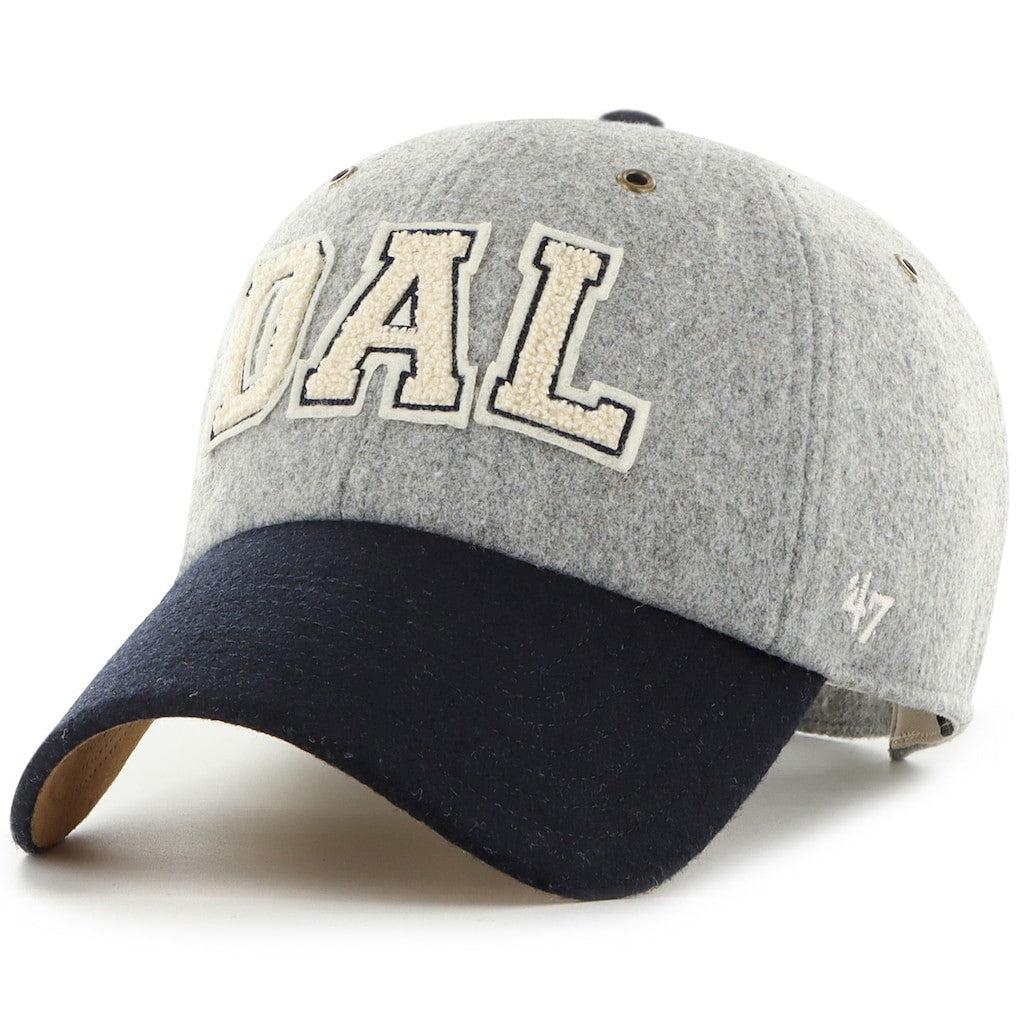 Dallas Cowboys Stoney Clover Lane x '47 Unisex Block Clean Up Adjustable Hat - Gray/Navy - 47 brand
