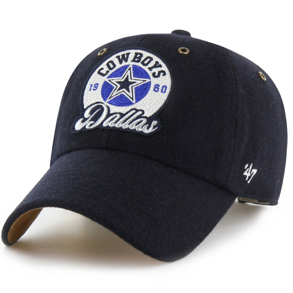Dallas Cowboys Stoney Clover Lane x '47 Unisex Field Goal Clean Up Adjustable Hat - Navy - 47 brand