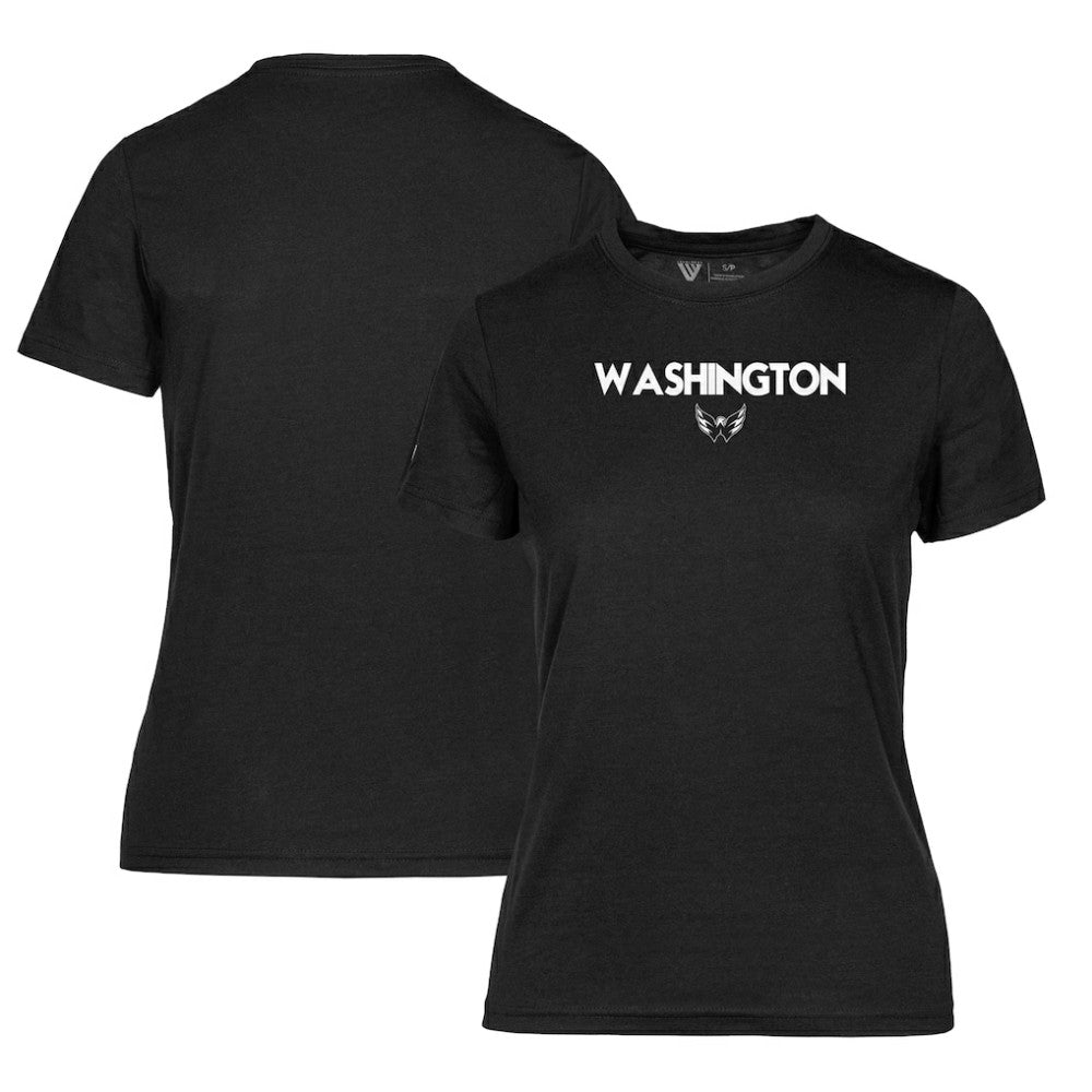 Washington Capitals Levelwear Women's Maddox City Capsule T-Shirt - Black | NHL discount