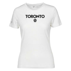 Toronto Maple Leafs Levelwear Women's Maddox City Capsule T-Shirt - White | NHL Lifestyle