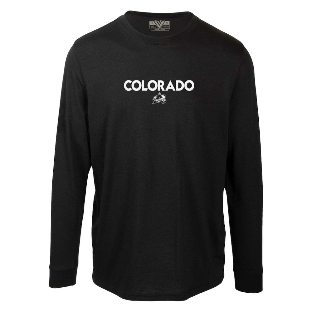 Colorado Avalanche Levelwear Oscar City Capsule Long Sleeve T-Shirt - Black | NHL online