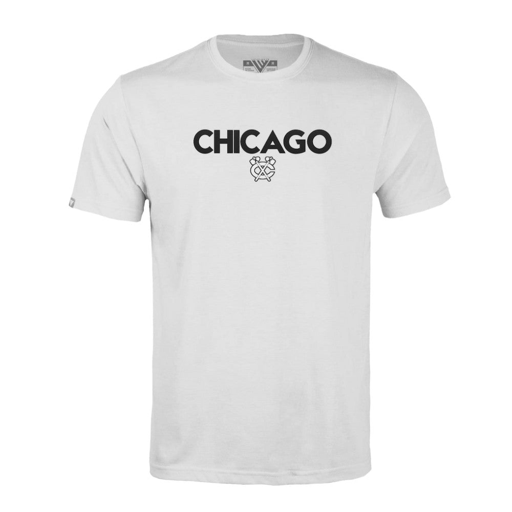 Chicago Blackhawks Levelwear Richmond City Capsule T-Shirt - White | NHL online