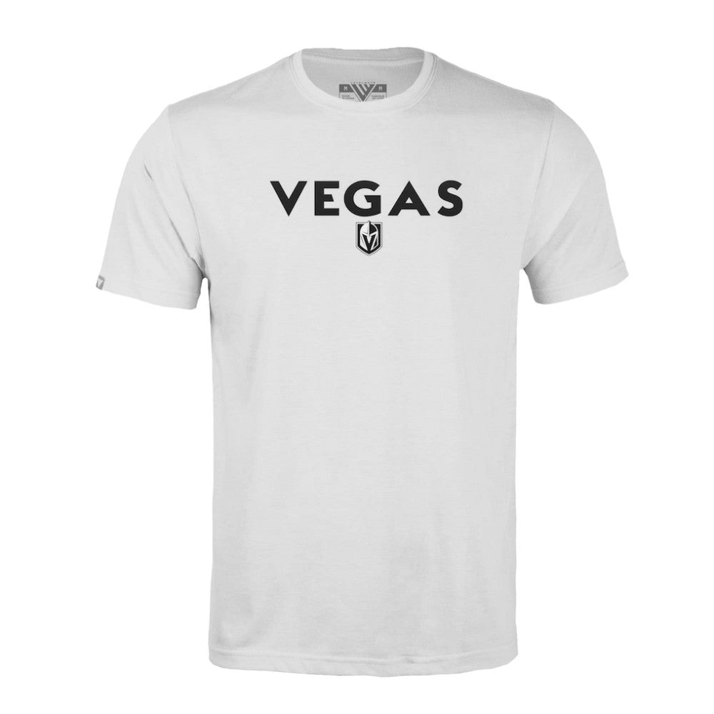 Vegas Golden Knights Levelwear Richmond City Capsule T-Shirt - White | NHL Clearance