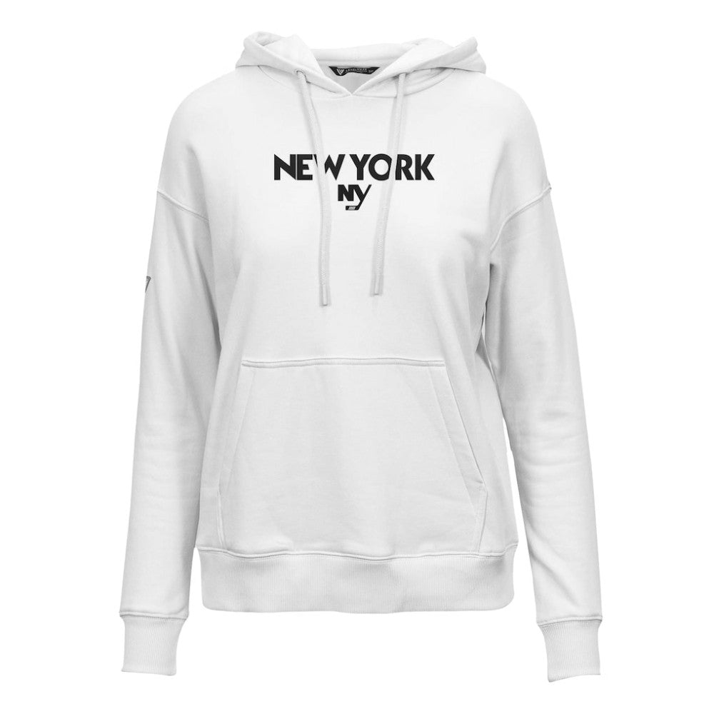 New York Islanders Levelwear Women's Adorn City Capsule Pullover Hoodie - White | NHL sale