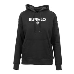 Buffalo Sabres Levelwear Women's Adorn City Capsule Pullover Hoodie - Black | NHL Clearance