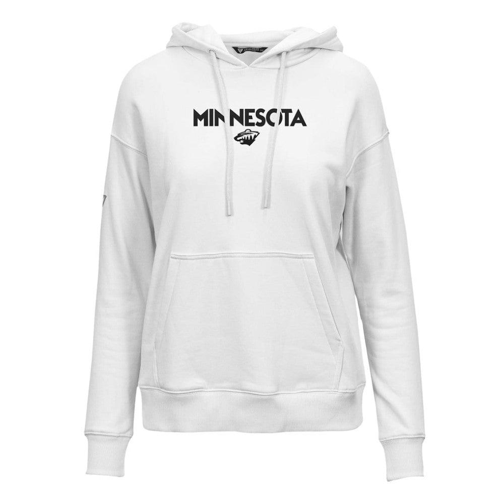 Minnesota Wild Levelwear Women's Adorn City Capsule Pullover Hoodie - White | NHL Clearance