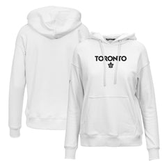 Toronto Maple Leafs Levelwear Women's Adorn City Capsule Pullover Hoodie - White | NHL near me