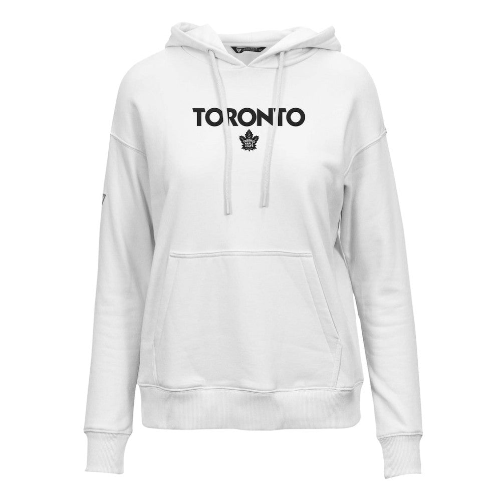 Toronto Maple Leafs Levelwear Women's Adorn City Capsule Pullover Hoodie - White | NHL near me