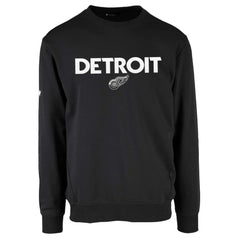 Detroit Red Wings Levelwear Zane City Capsule Pullover Sweatshirt - Black | NHL near me