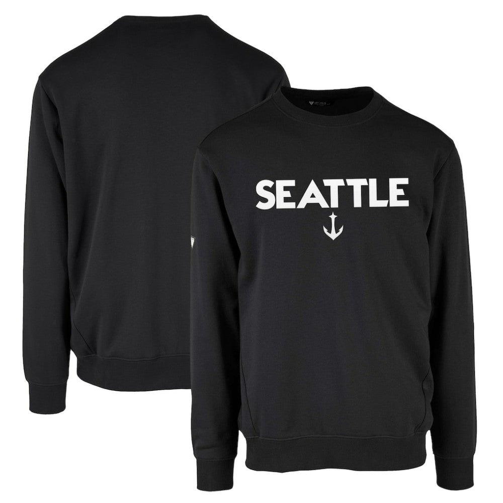 Seattle Kraken Levelwear Zane City Capsule Pullover Sweatshirt - Black | NHL discount