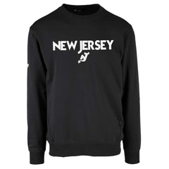 New Jersey Devils Levelwear Zane City Capsule Pullover Sweatshirt - Black | NHL Lifestyle