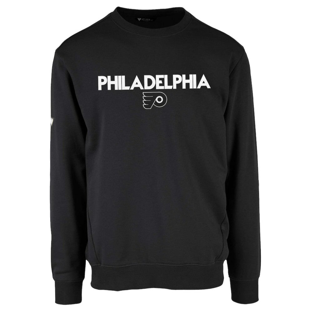 Philadelphia Flyers Levelwear Zane City Capsule Pullover Sweatshirt - Black | NHL Clearance