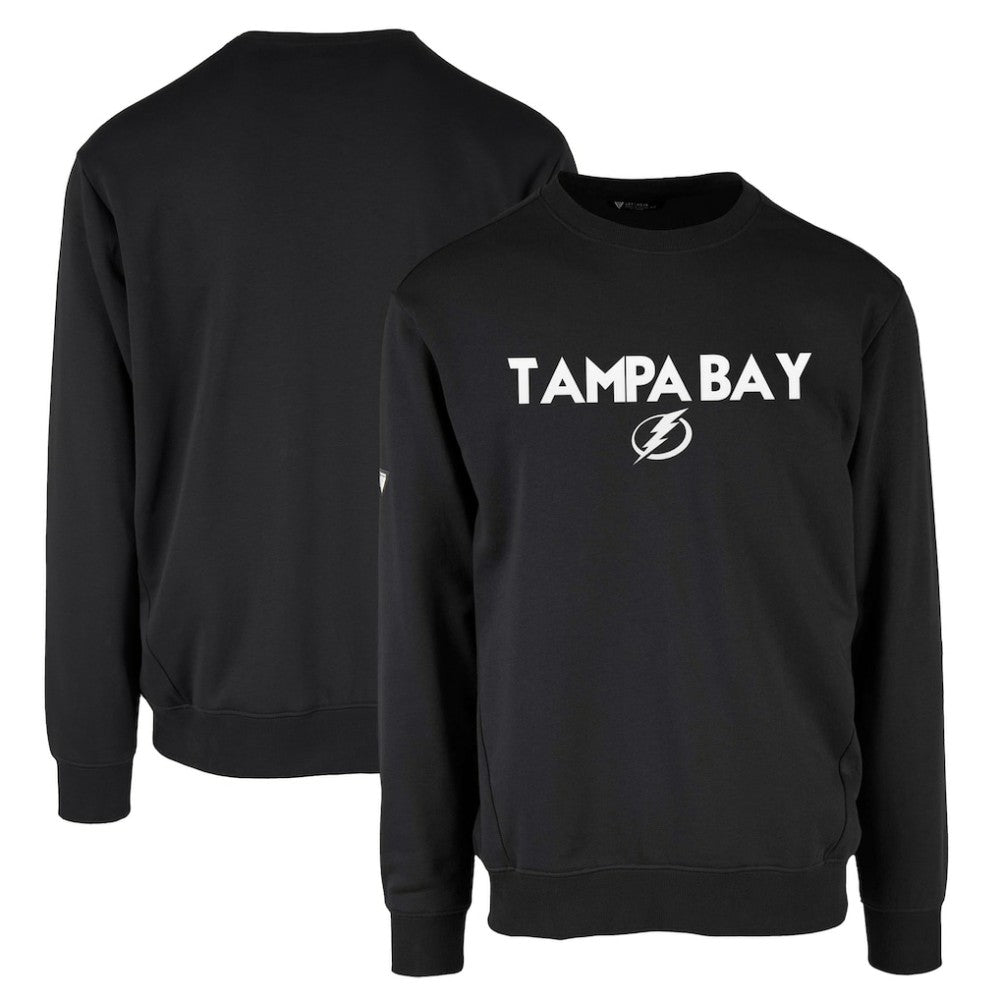 Tampa Bay Lightning Levelwear Zane City Capsule Pullover Sweatshirt - Black | NHL Clearance