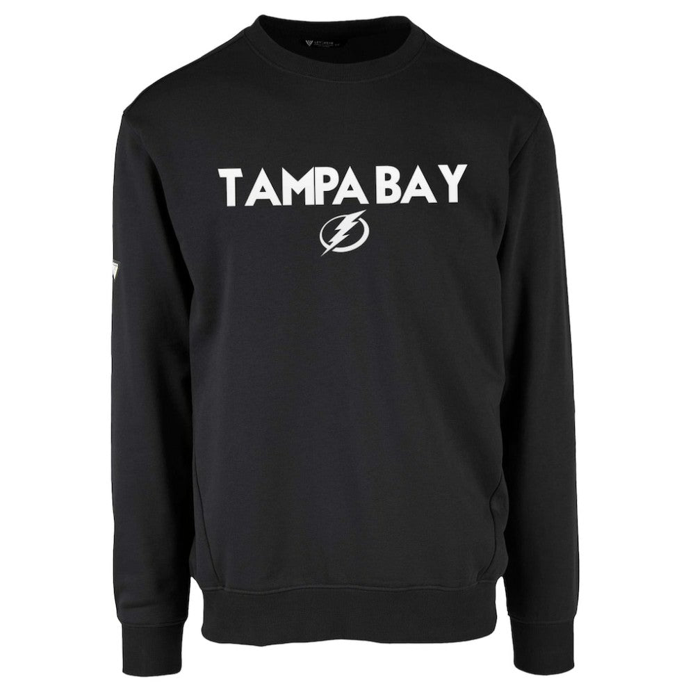 Tampa Bay Lightning Levelwear Zane City Capsule Pullover Sweatshirt - Black | NHL Clearance