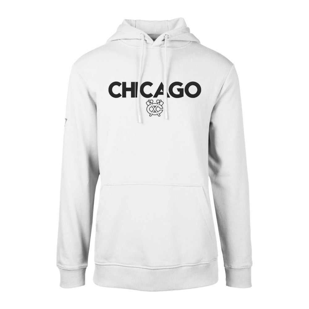 Chicago Blackhawks Levelwear Podium City Capsule Pullover Hoodie - White | NHL discount