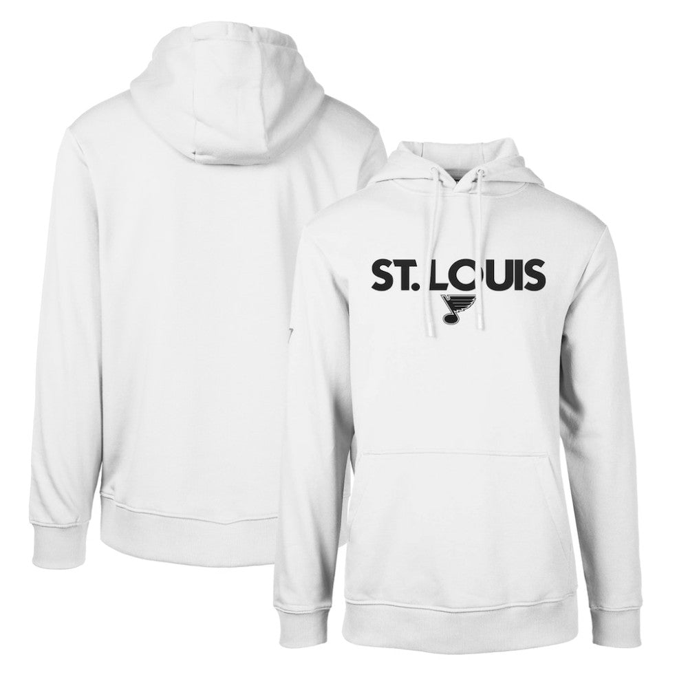 St. Louis Blues Levelwear Podium City Capsule Pullover Hoodie - White | NHL Clearance