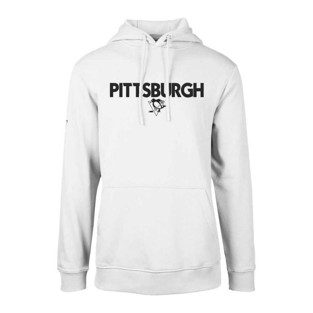 Pittsburgh Penguins Levelwear Podium City Capsule Pullover Hoodie - White | NHL Lifestyle