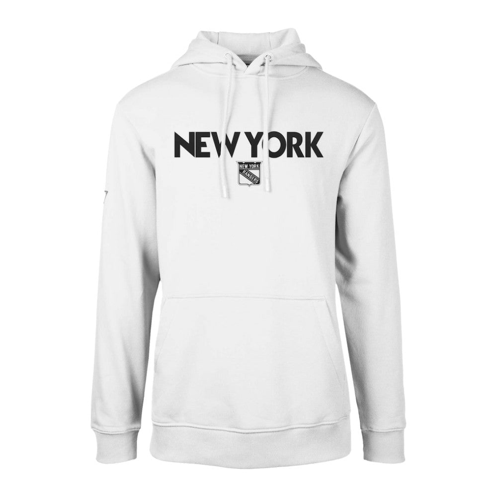 New York Rangers Levelwear Podium City Capsule Pullover Hoodie - White | NHL on sale