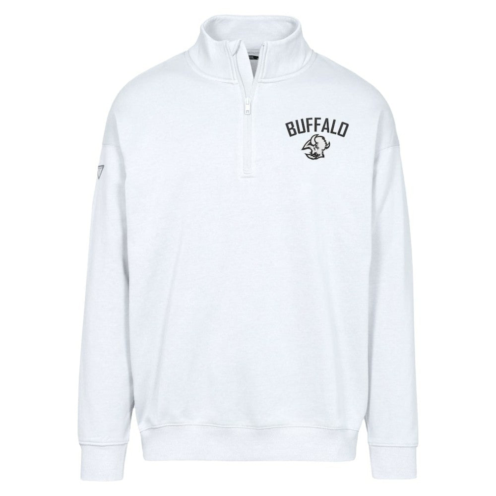 Buffalo Sabres Levelwear Murray City Capsule Quarter-Zip Sweatshirt - White | NHL on sale