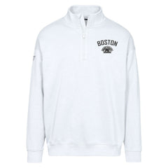 Boston Bruins Levelwear Murray City Capsule Quarter-Zip Sweatshirt - White | NHL discount