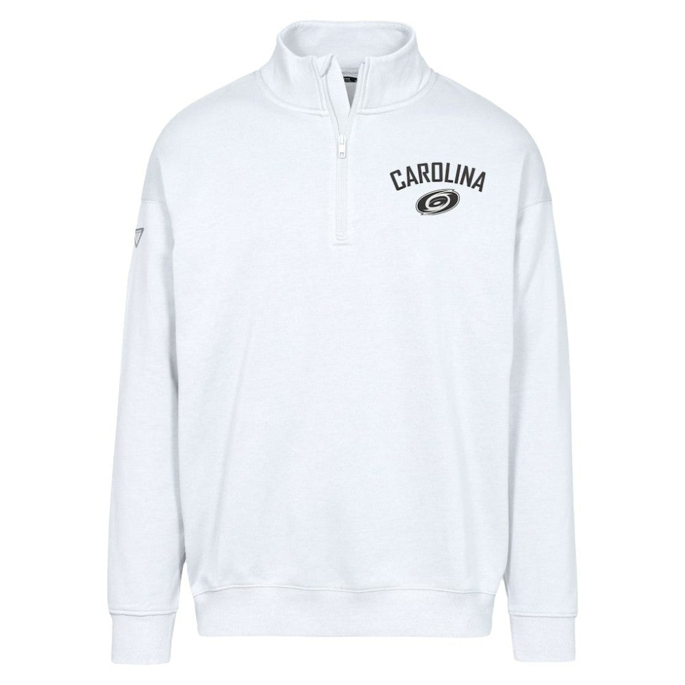 Carolina Hurricanes Levelwear Murray City Capsule Quarter-Zip Sweatshirt - White | NHL on sale