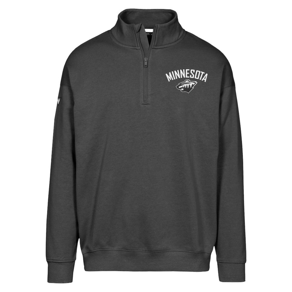 Minnesota Wild Levelwear Murray City Capsule Quarter-Zip Sweatshirt - Black | NHL online