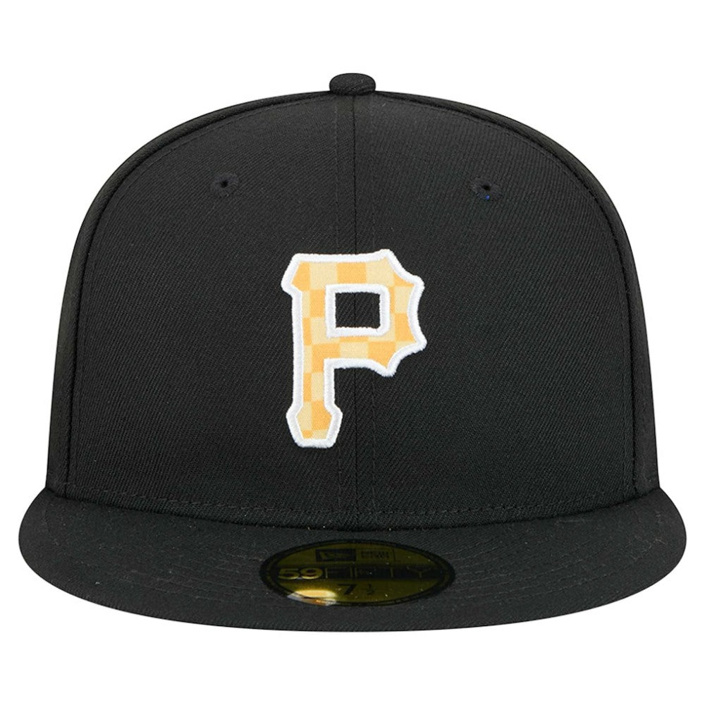 Pittsburgh Pirates New Era Checkered Undervisor 59FIFTY Fitted Hat Sale