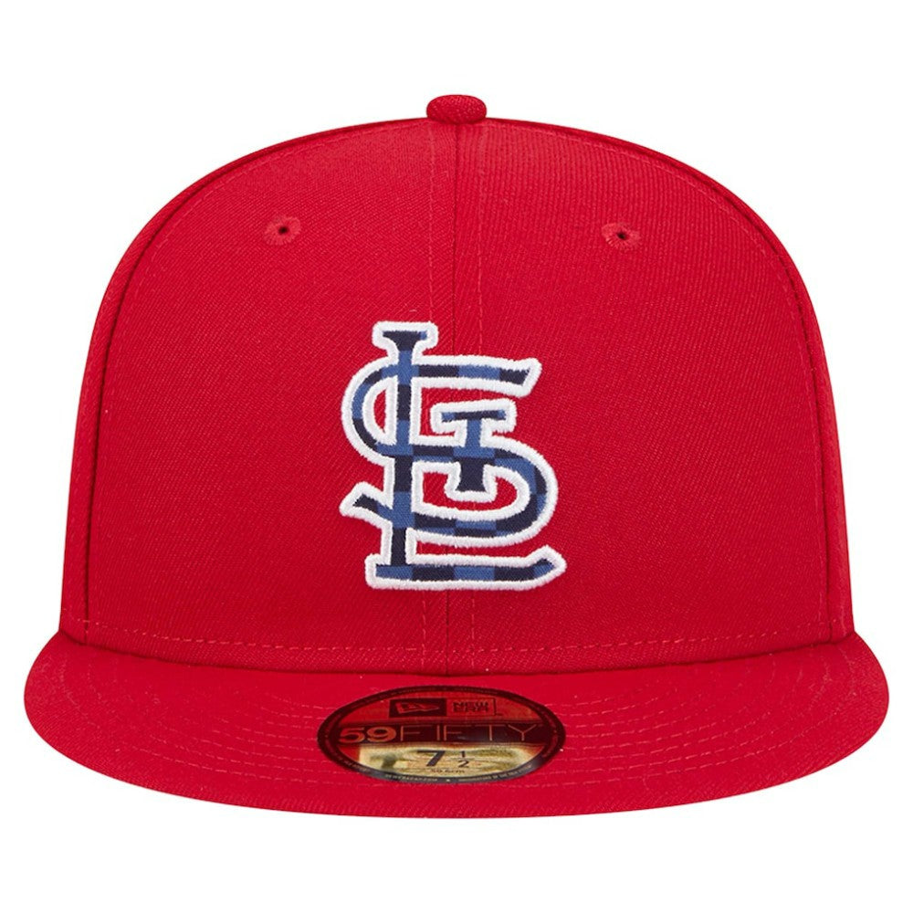 St. Louis Cardinals New Era Checkered Undervisor 59FIFTY Fitted Hat Near Me