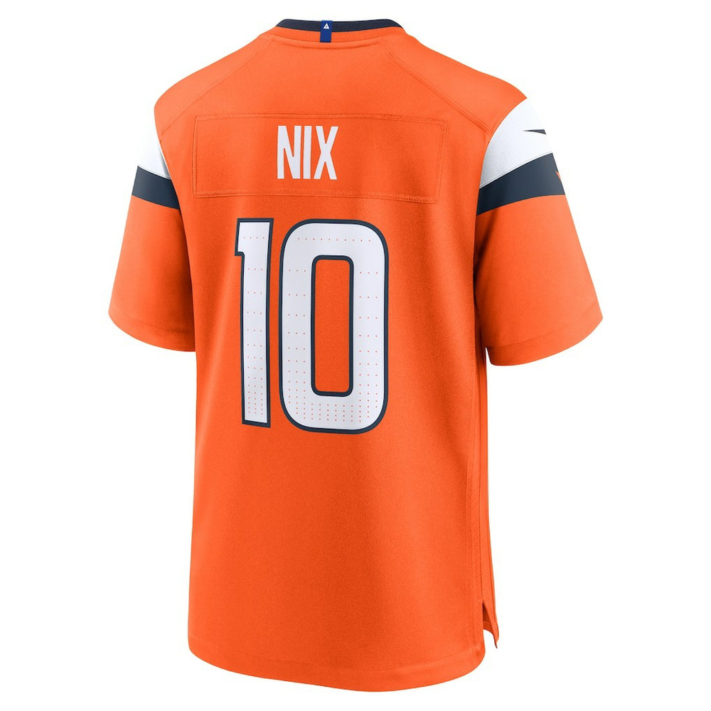 Bo Nix Denver Broncos Player Game Jersey - Orange - Nike