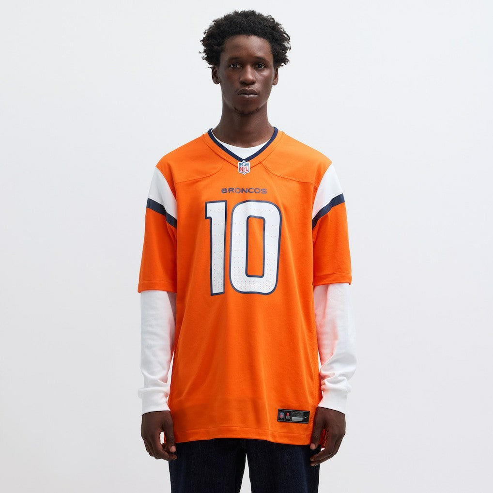 Bo Nix Denver Broncos Player Game Jersey - Orange - Nike