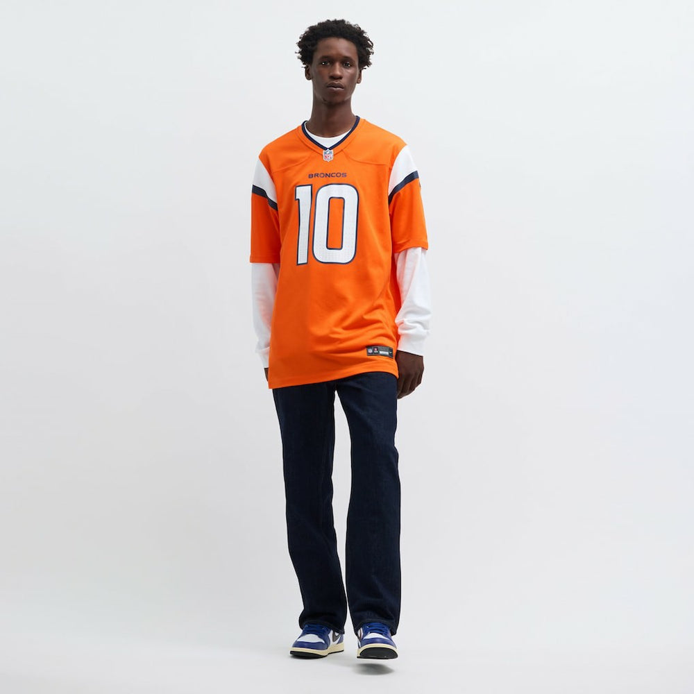 Bo Nix Denver Broncos Player Game Jersey - Orange - Nike