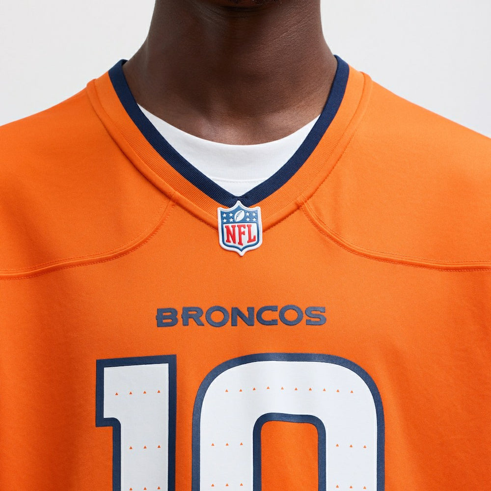 Bo Nix Denver Broncos Player Game Jersey - Orange - Nike