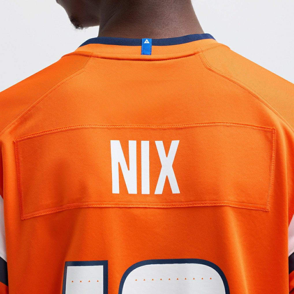 Bo Nix Denver Broncos Player Game Jersey - Orange - Nike