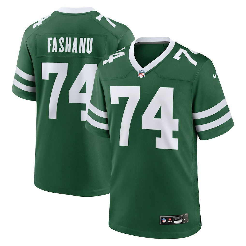 Olu Fashanu New York Jets Player Game Jersey - Gotham Green - Nike
